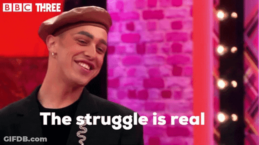 Ru Paul Struggle Bus Is Real GIF