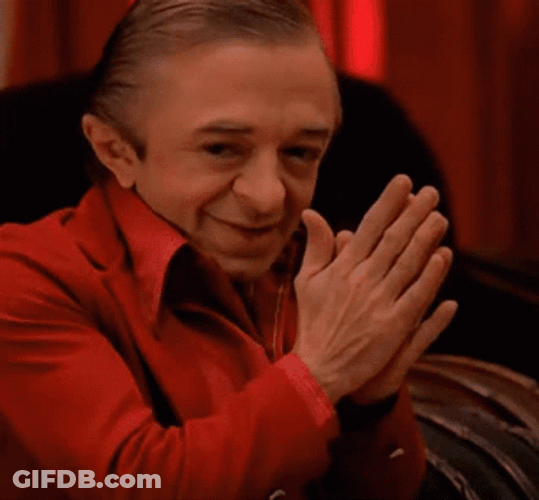 Rubbing Hands Little Man GIF