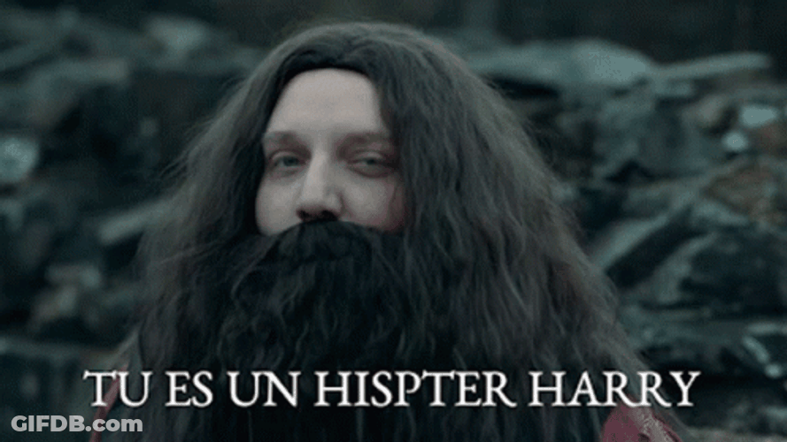 Rubeus Hagrid Parody GIF