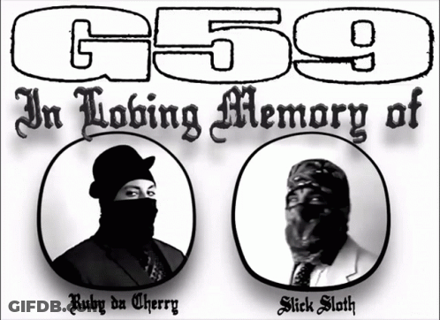 Ruby Da Cherry And Slick Sloth Are Featured On A Poster GIF