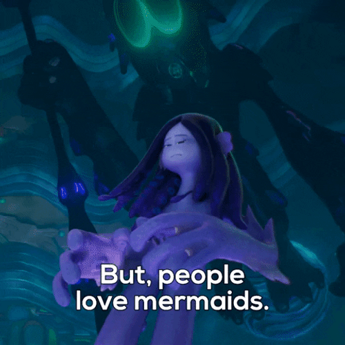 Ruby Gilllman But People Love Mermaid GIF