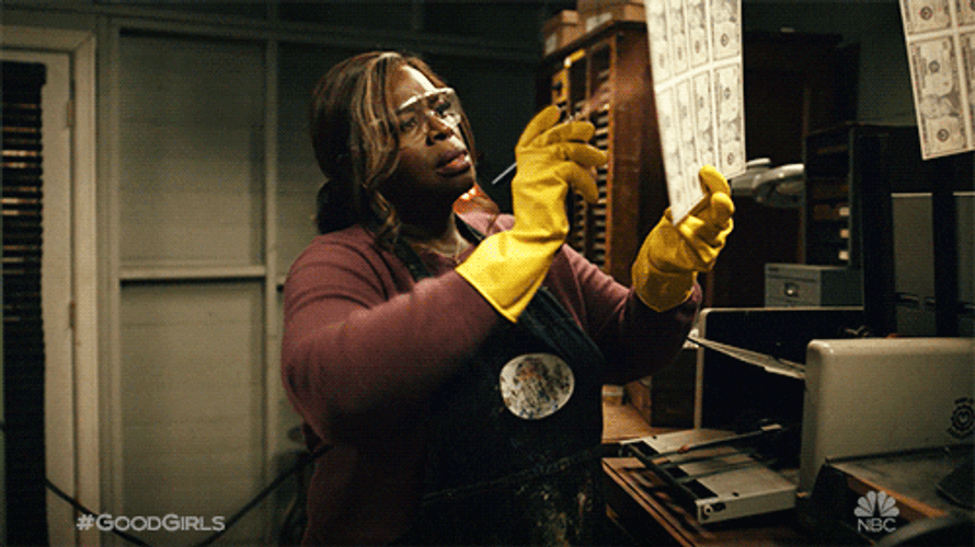 Ruby Hill Investigates Photo Negatives GIF
