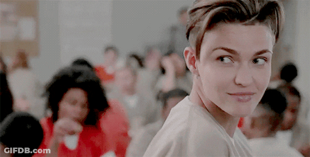 Ruby Rose Flirty Eye Wink GIF
