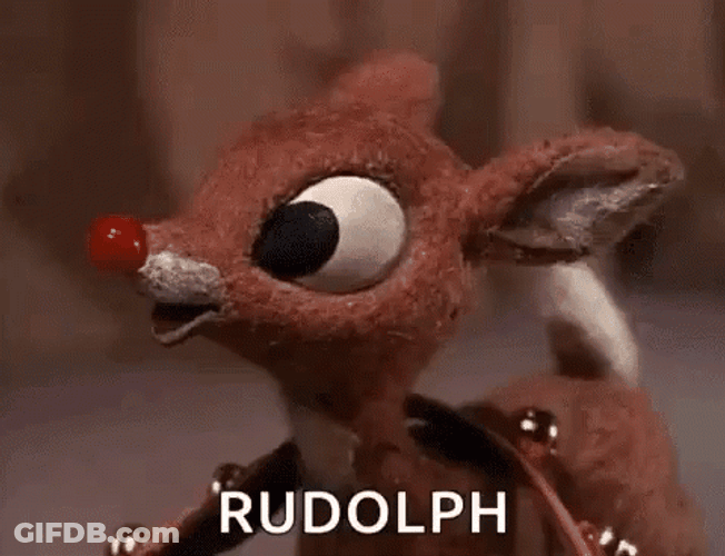 Rudolph Is Happy GIF