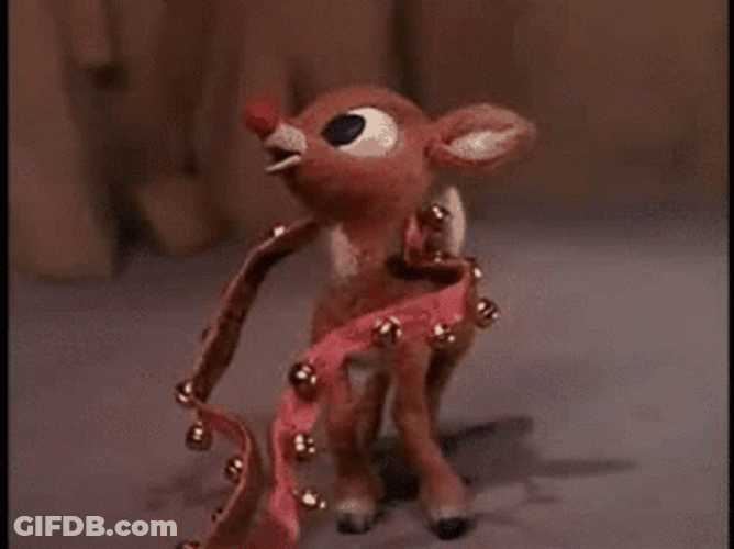 Rudolph Nod His Head GIF