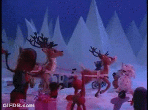 Rudolph Santa GIF