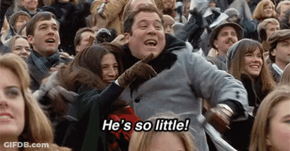 Rudy Going To Run Out The Flag GIF
