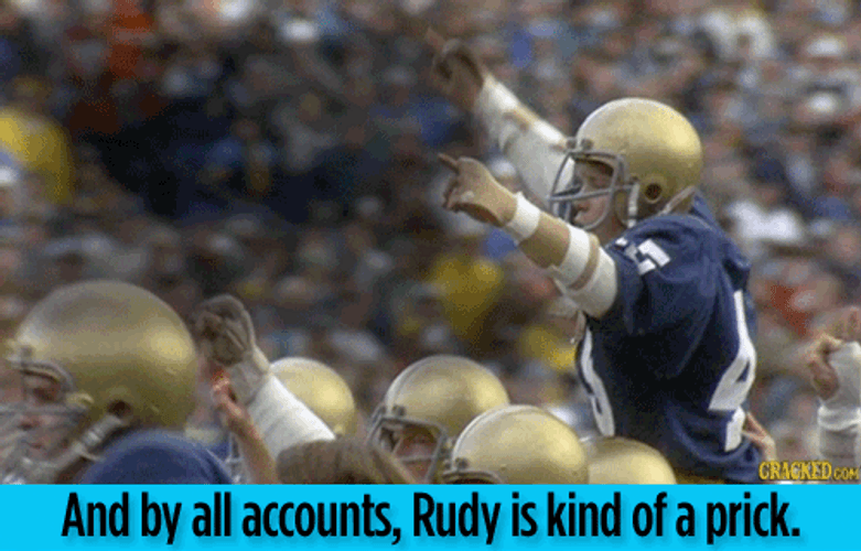 Rudy Is Kind Of A Prick GIF