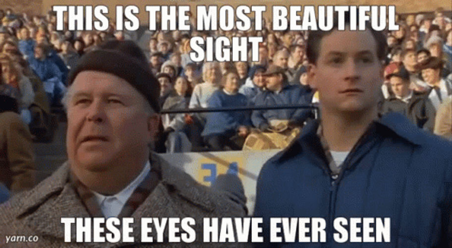 Rudy Most Beautiful Sight GIF