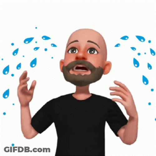 Rugby Animated Crying GIF