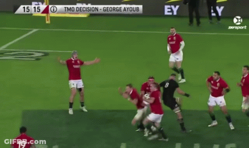 Rugby Game NZL Vs LIO On TV GIF