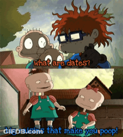 Rugrats Explaining Dates Make You Poop GIF