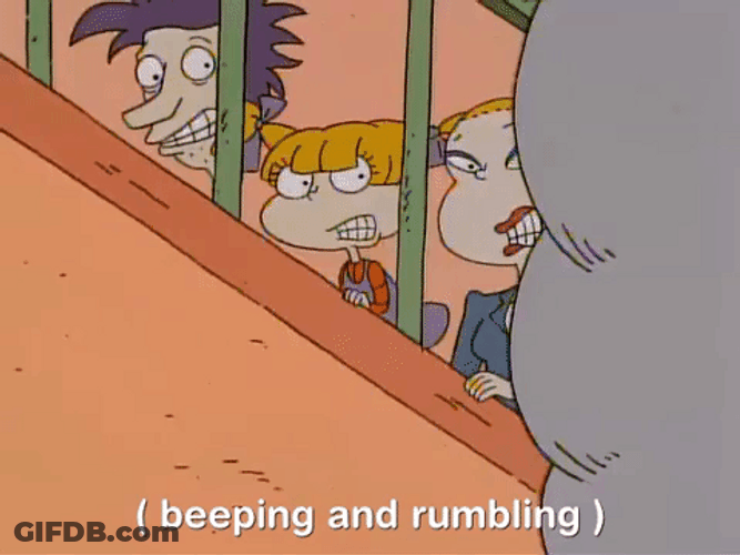 Rugrats Scene Beeping And Rumbling GIF