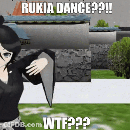 Rukia Kuchiki Dance Animation GIF