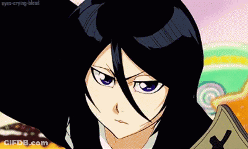 Rukia Kuchiki Purple Eyes GIF
