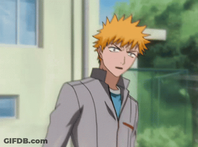 Rukia Kuchiki Smack Ichigo GIF