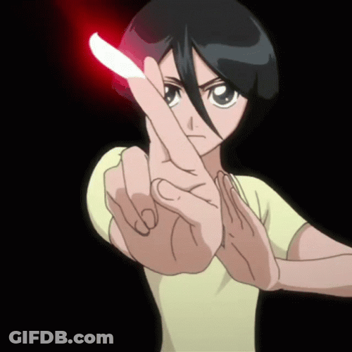Rukia Kuchiki Summoning Bakudo 9 Ability GIF