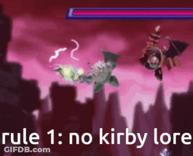 Rule 1 No Kirby Lore Meme GIF