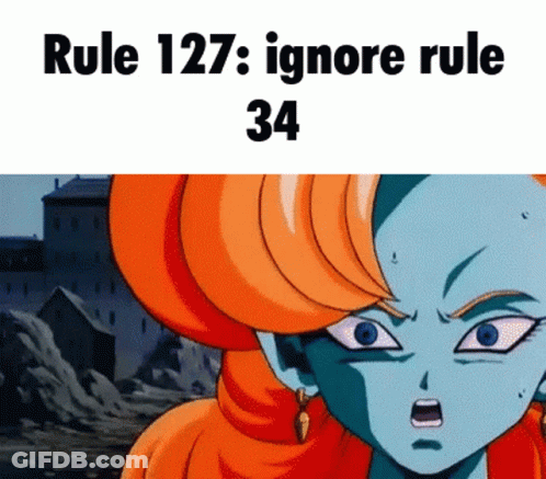 Rule 127 Ignore Rule 34 Girl GIF
