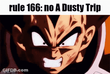 Rule 166 No Dusty Trip GIF