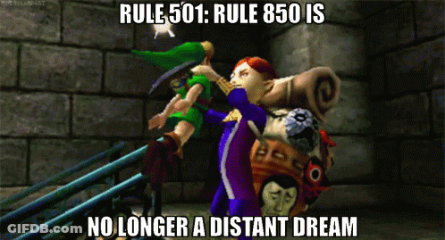 Rule 501 Rule 850 Is No Longer A Distant Dream In A Video Game Scene GIF