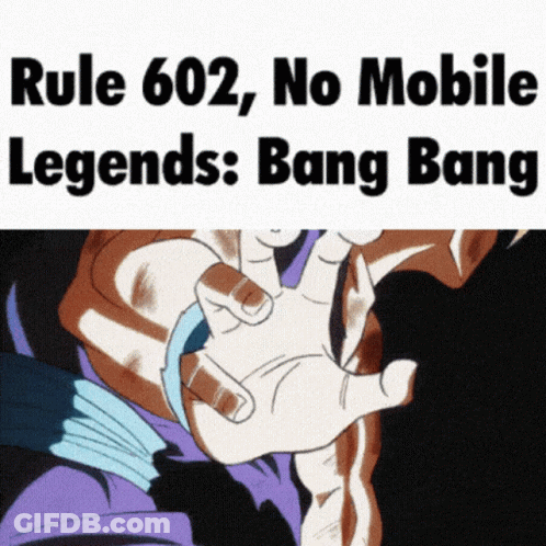 Rule 602 No Mobile Legends Bang Bang Cartoon GIF