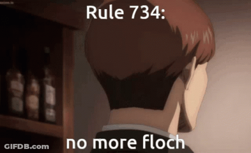Rule 734 : No More Flock Is Written On A Picture Of A Man GIF