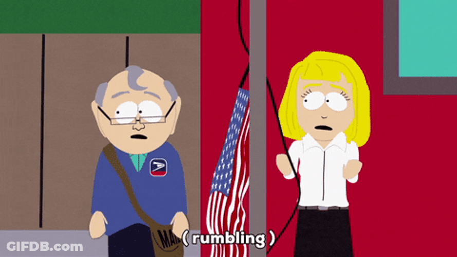 Rumbling South Park Scene GIF