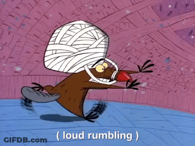 Rumbling The Angry Beavers Scene GIF
