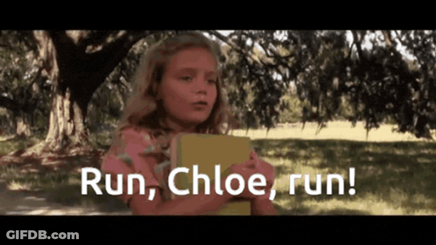 Run Forrest Run Run Chloe Run GIF