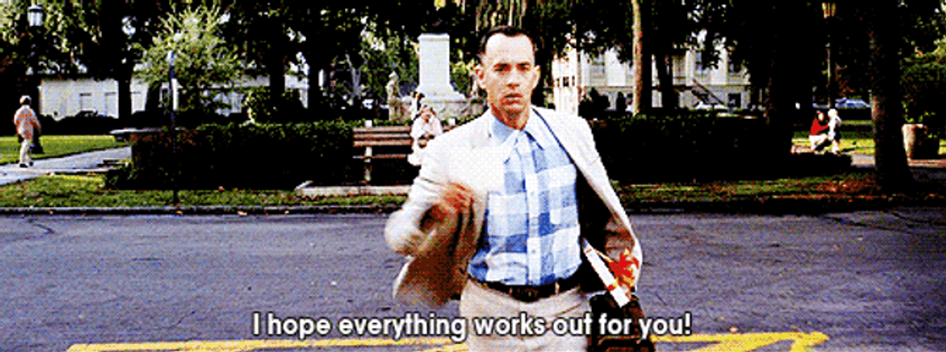 Run Forrest Run To Meet Jenny In City GIF