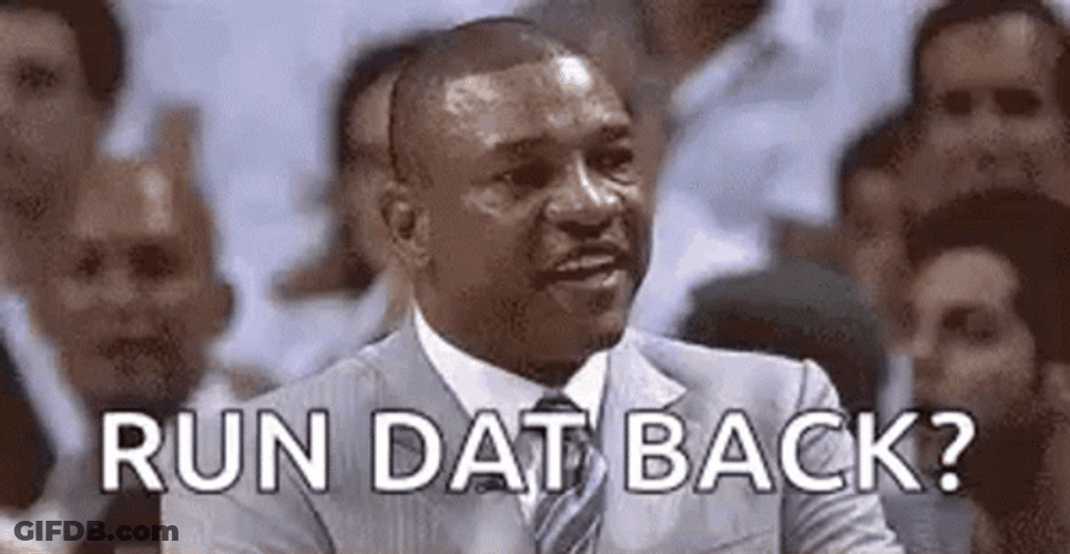 Run It Back Confused GIF