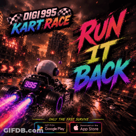 Run It Back Video Game On Computer Screen GIF
