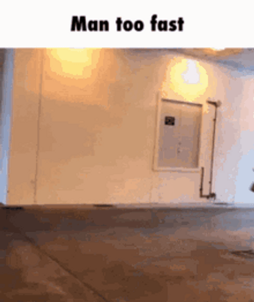 Run Man Too Fast Funny Meme GIF