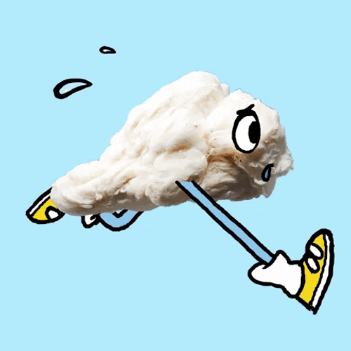 Run Poppy The Peppy Cloud GIF