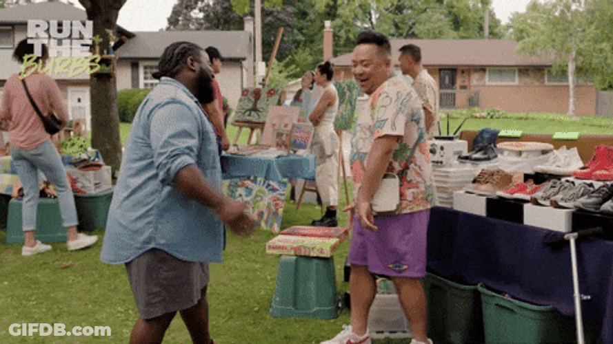 Run The Burbs Besties GIF