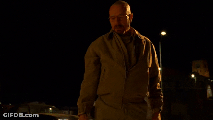Run Walter White Breaking Bad GIF