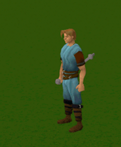 Runescape Man Shooting GIF