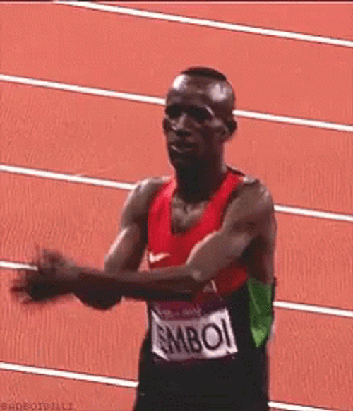 Runner Dance Kenya Ezekiel Kemboi GIF