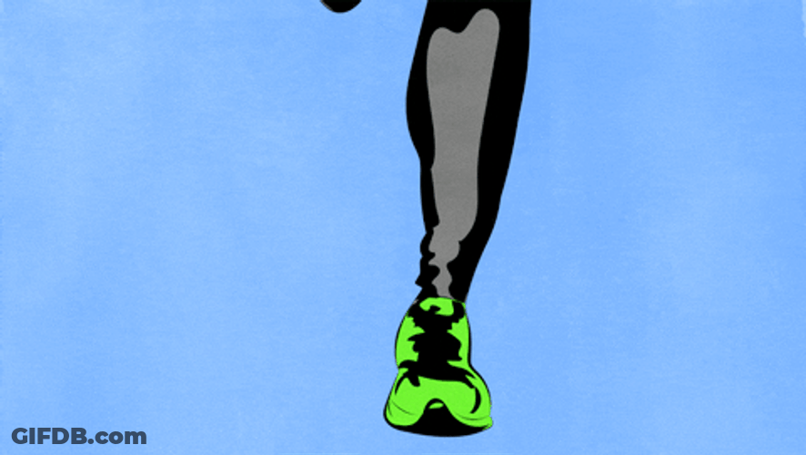 Runner Fitness Digital Art GIF