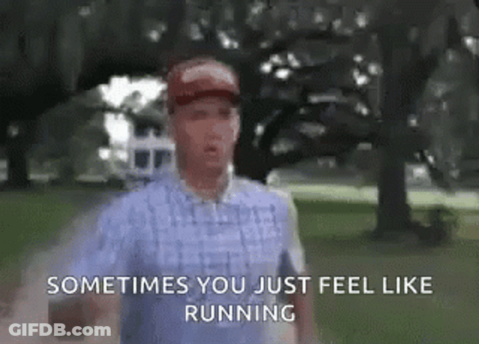 Runner Forrest Gump Movie Quote GIF