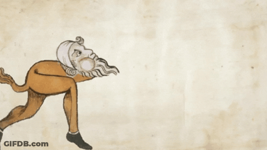 Runner Medieval Hobble Jump GIF