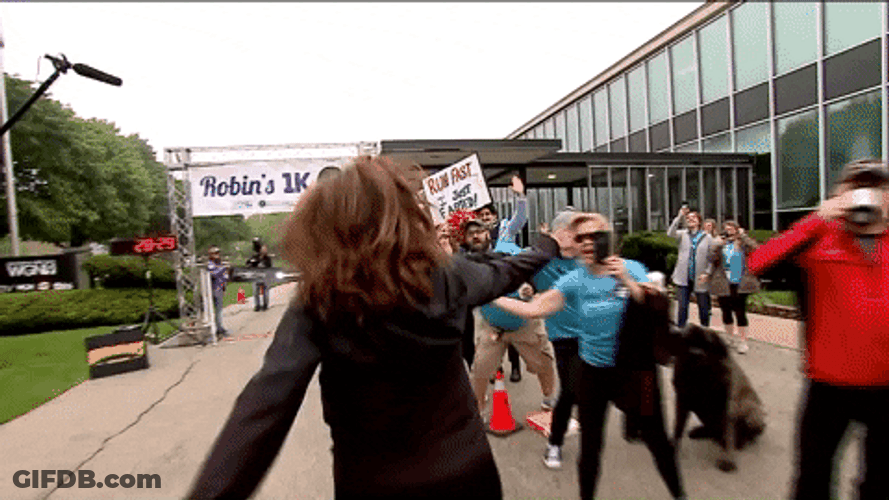 Runner Robin Baumgarten 1K Marathon GIF
