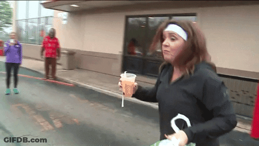 Runner Robin Baumgarten Funny Drink GIF