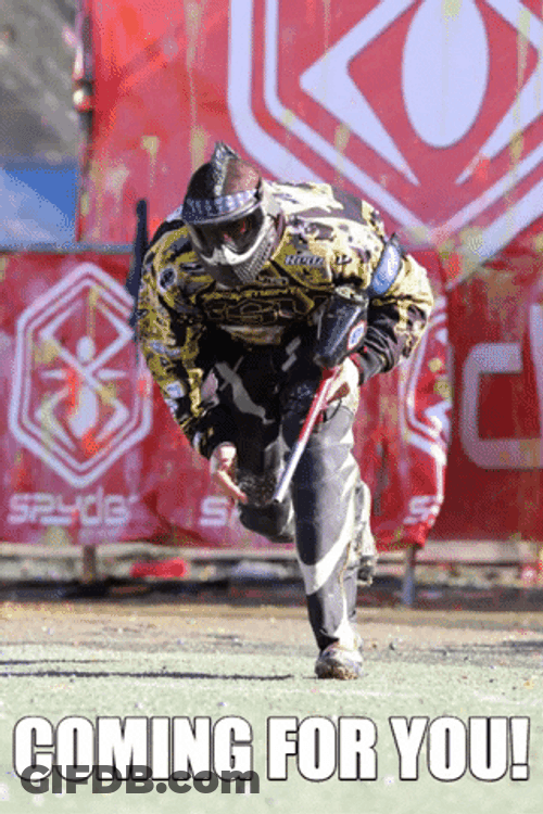 Runner Sport Paintball Gear GIF