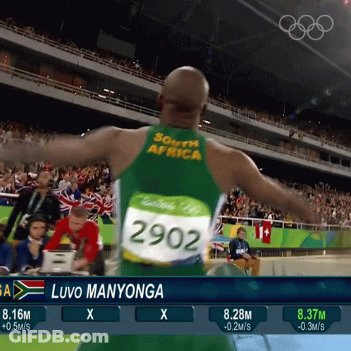 Runner With Number 2902 On Jersey GIF