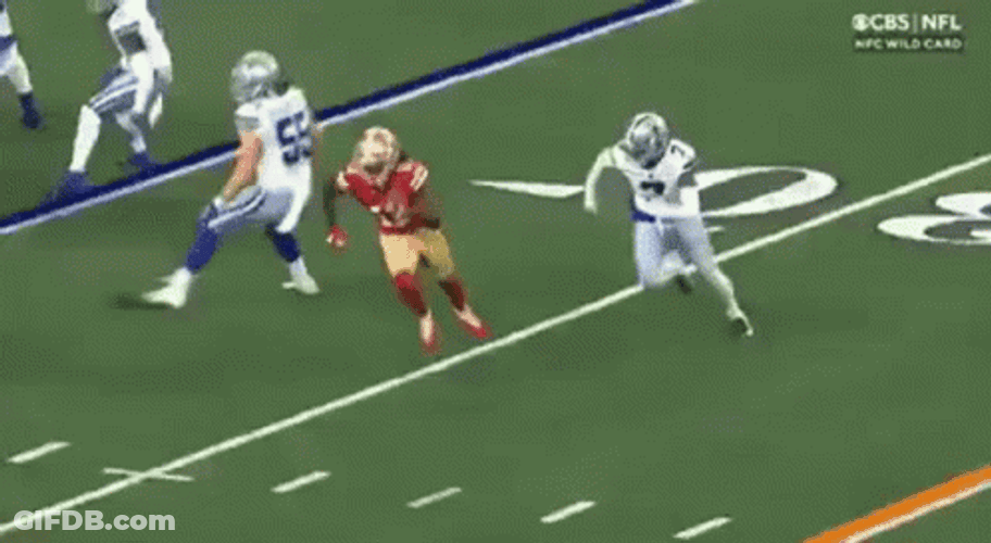 Running Aiyuk Catch The Ball GIF
