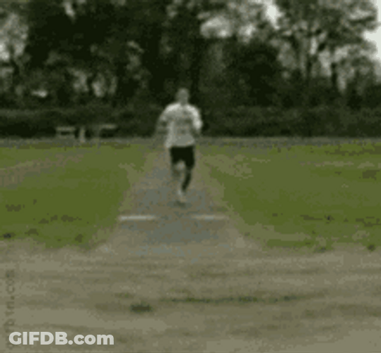Running And Jumping Into Mud Face First GIF
