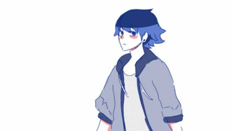 Running Animated Hug GIF