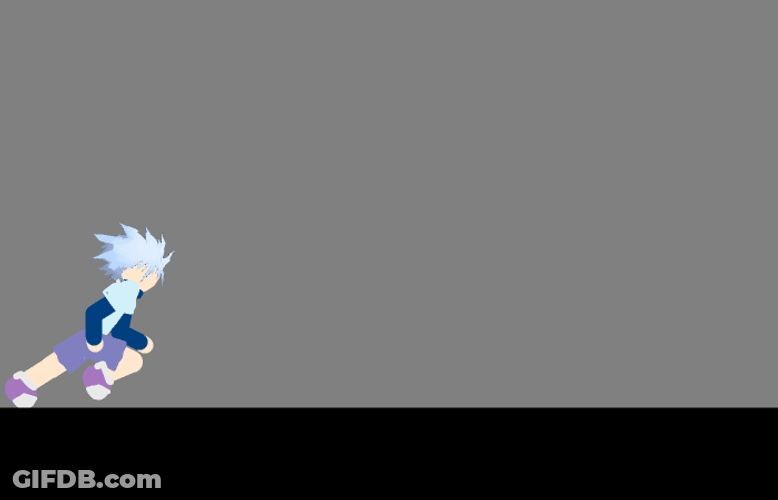 Running Anime Cartoon GIF